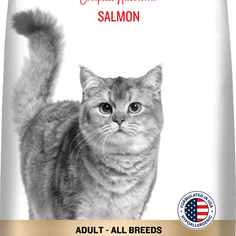 Signature Grain Zero Adult All Breed Cat Salmon