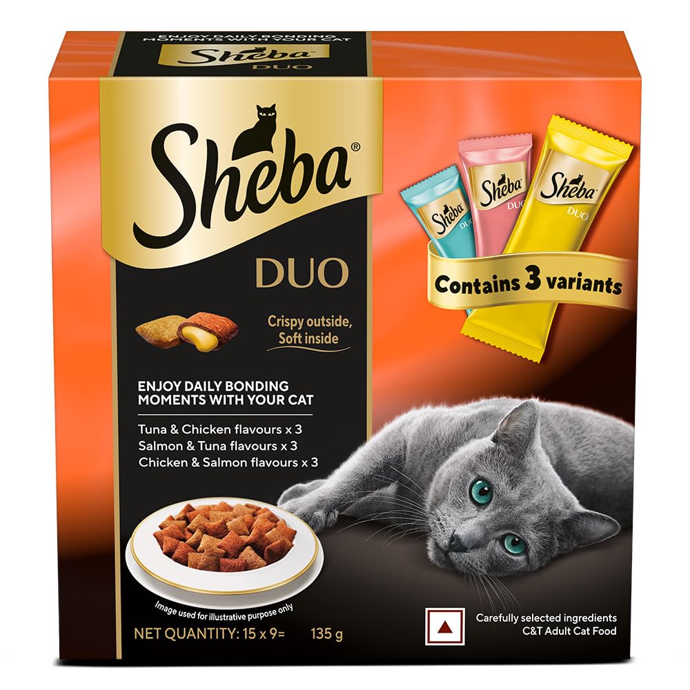 Sheba Duo 3 Flavors in 1 Pack Cat Treats
