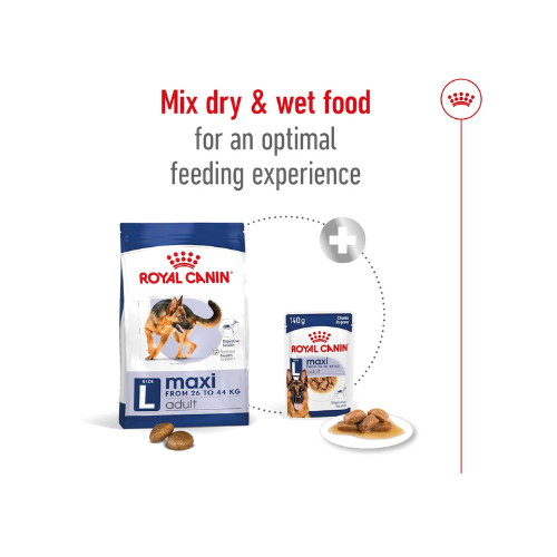 Royal Canin Maxi Adult Pellet Dog Food, Chicken, 4 kg,Pack of 1