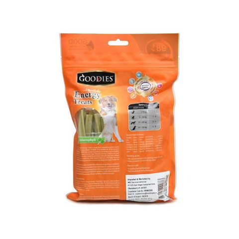 Goodies Energy Dog Treats, Chlorophyll, 500g