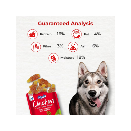 Drools Real Chicken Sweet Potato Twinned Roll, Dog Treats, 70gm | Rich in Protein, No Artificial Preservatives | Best for Training & Bonding | for Puppy & Adult