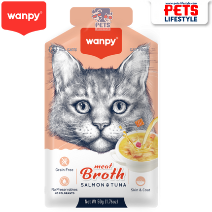 Wanpy Wet Cat Food - Tuna & Salmon (50g)