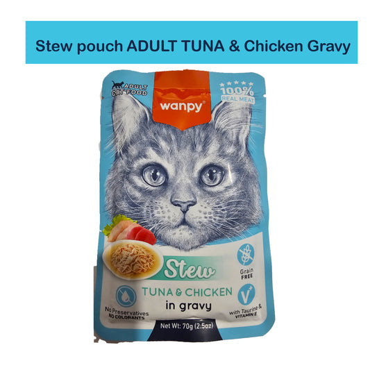 Wanpy Wet Cat Food - Tuna & Chicken