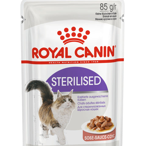 Royal Canin Wet Sterilised Cat Food (Gravy)