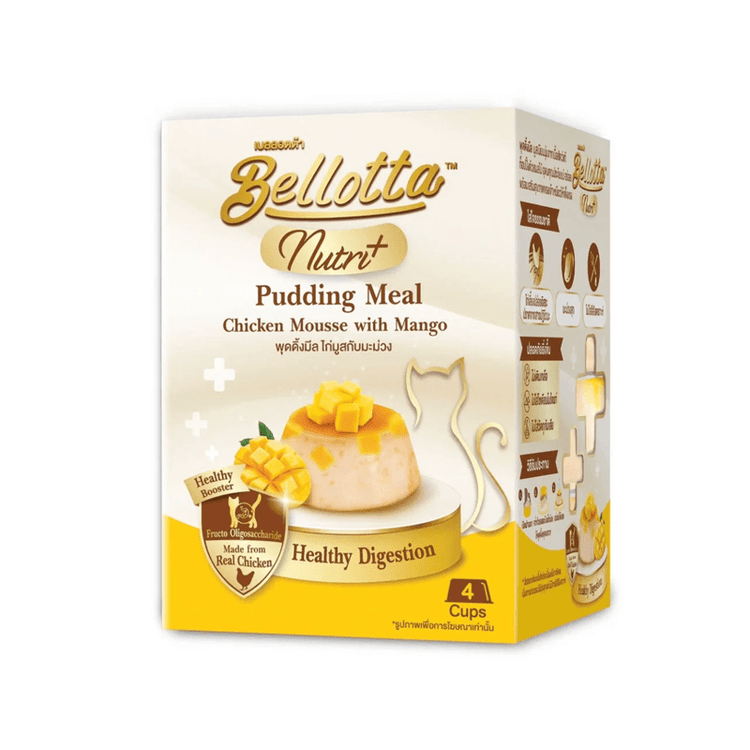 Bellotta Pudding Meal Chicken Mousse with Mango