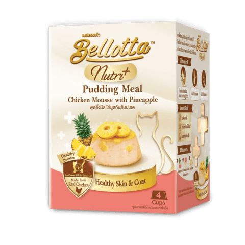 Bellotta Pudding Meal Chicken Mousse with Pineapple