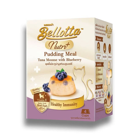 Bellotta Pudding Meal Tuna Mousse with Blueberry