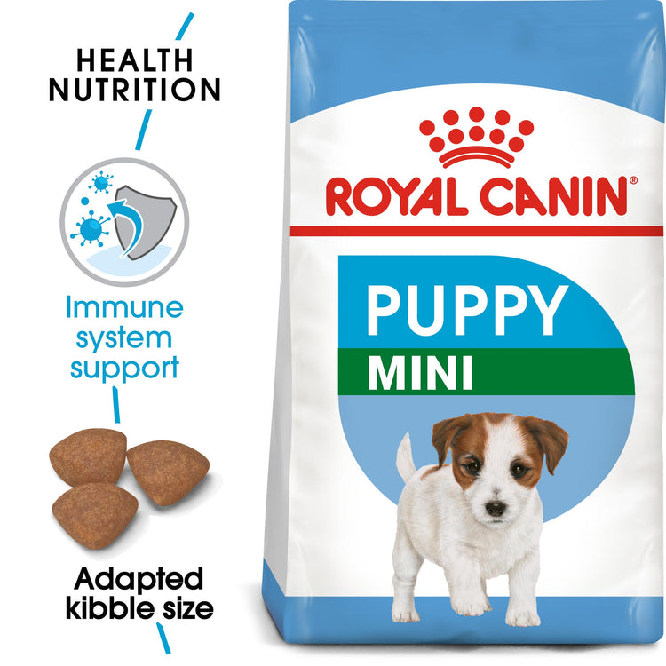 Royal Canin Mini Puppy Dry Dog Food pack
