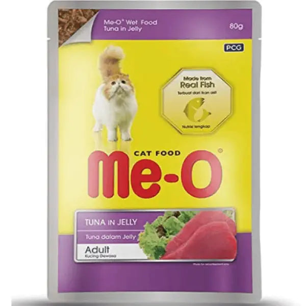 Me-O Wet Cat Food Pouch Adult Tuna