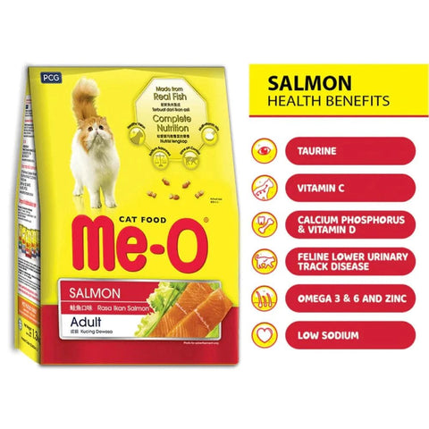 Me-O Adult Dry Cat Food - Salmon