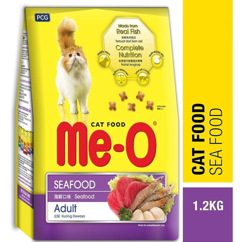 Me-O Adult Dry Cat Food - Seafood