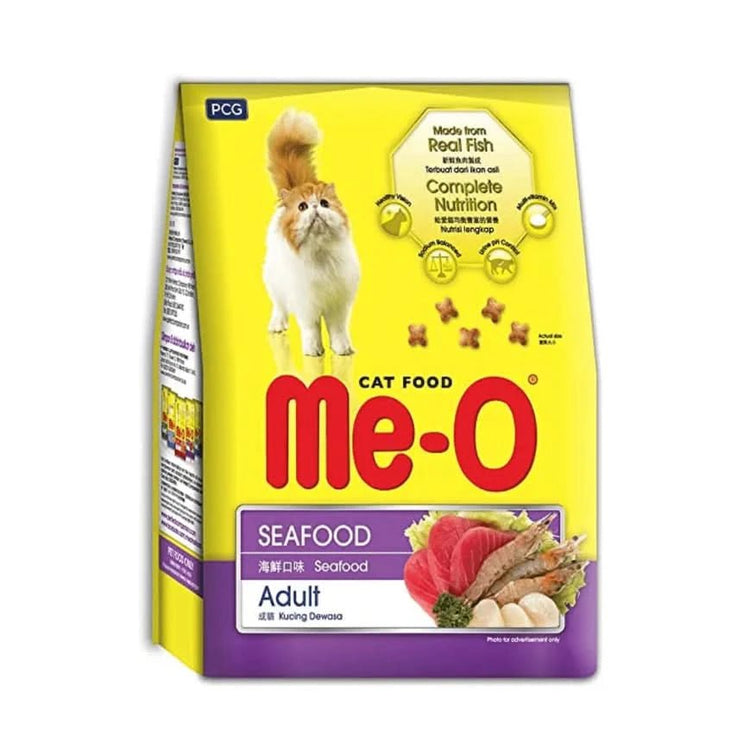 Me-O Adult Dry Cat Food - Seafood