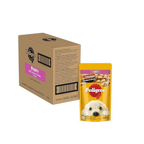 Pedigree Puppy Chicken & Liver Chunks in Gravy Wet Dog Food