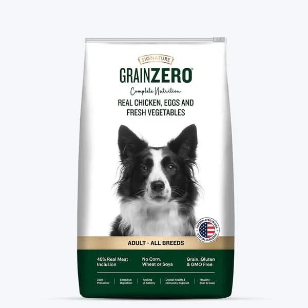 Signature Grain Zero Adult All Breed Dog Chicken & Eggs