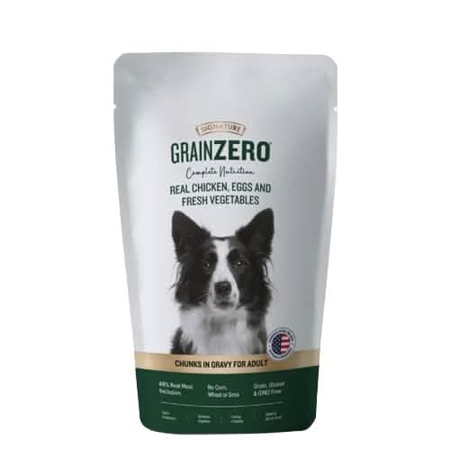 Signature Grain Zero Adult Wet Food Chicken Chunks Gravy