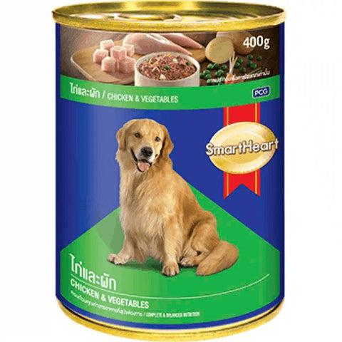 SmartHeart Canned Wet Dog Food - Chicken & Vegetable