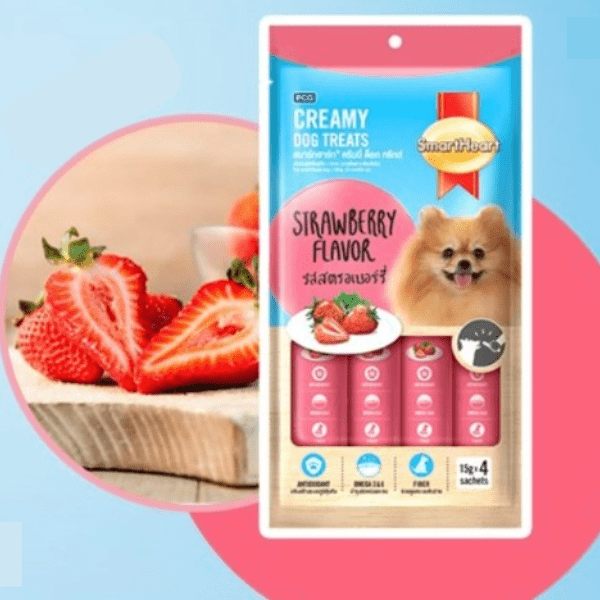 SmartHeart Creamy Treat Strawberry pack