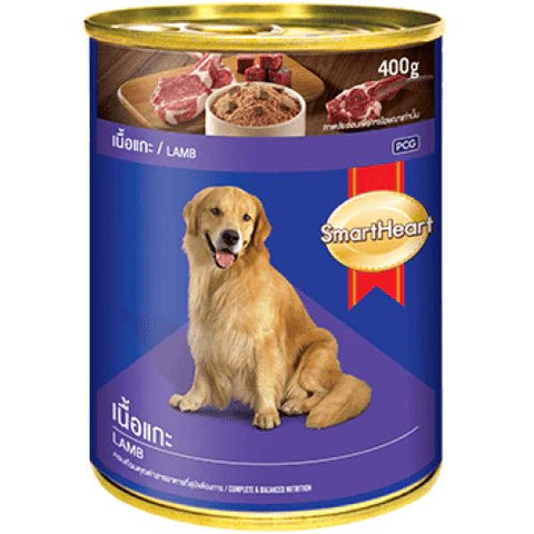 SmartHeart Canned Wet Dog Food - Lamb