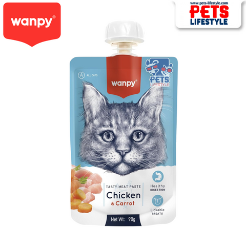 Wanpy Wet Cat Food - Salmon, Chicken & Carrot