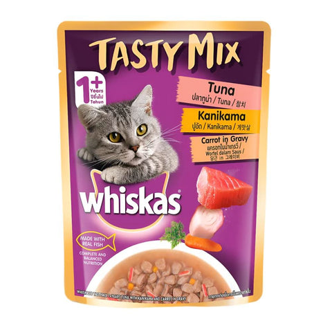 Whiskas Tuna Kanikama Carrot in Gravy