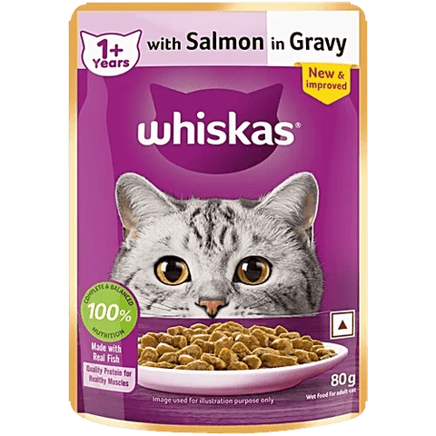 Whiskas Salmon in Gravy Wet Cat Food