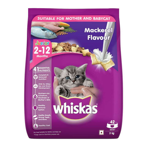 Whiskas Kitten Mackerel Dry Cat Food