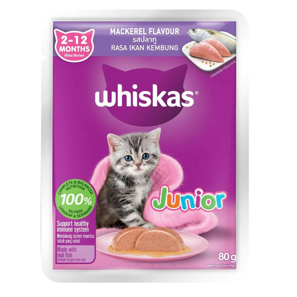 Whiskas Kitten Mackerel Flavour Wet Cat Food