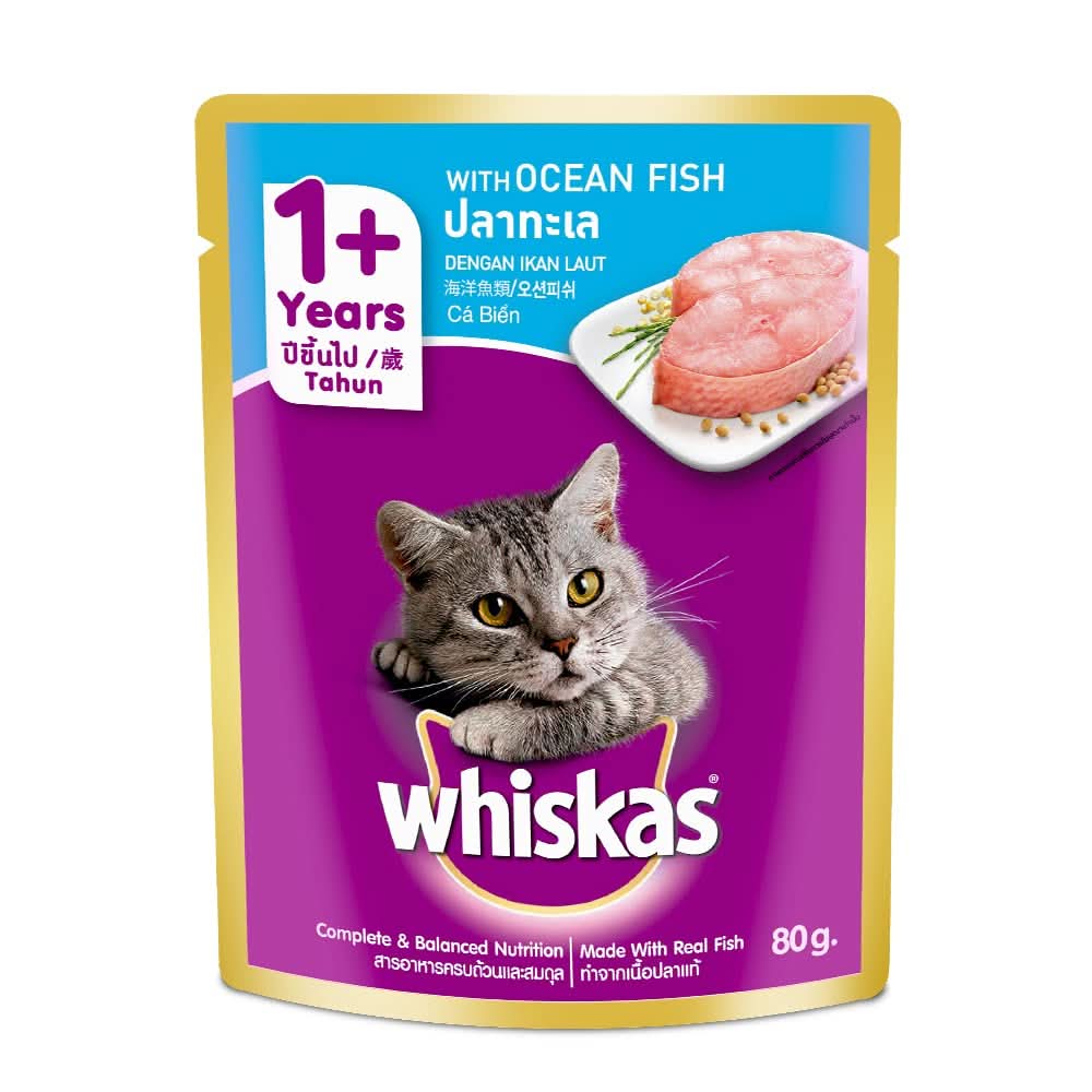 Whiskas Ocean Fish Wet Cat Food