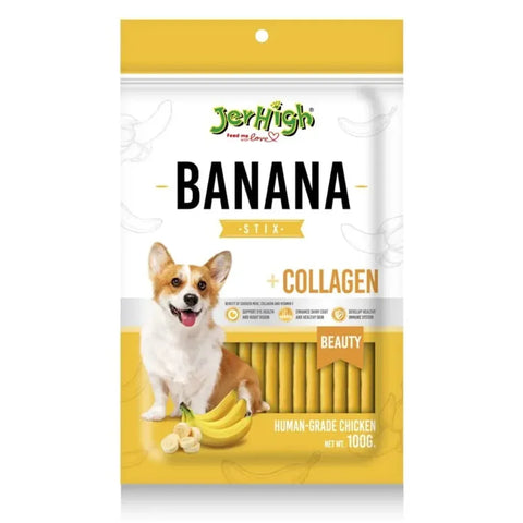 JerHigh Banana Stix Dog Treats
